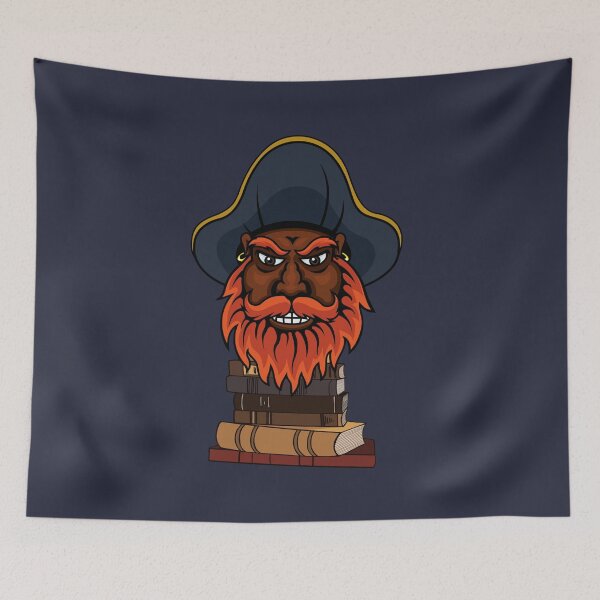 Item preview, Book Pirate Blue Hat designed and sold by tmdaliggr.