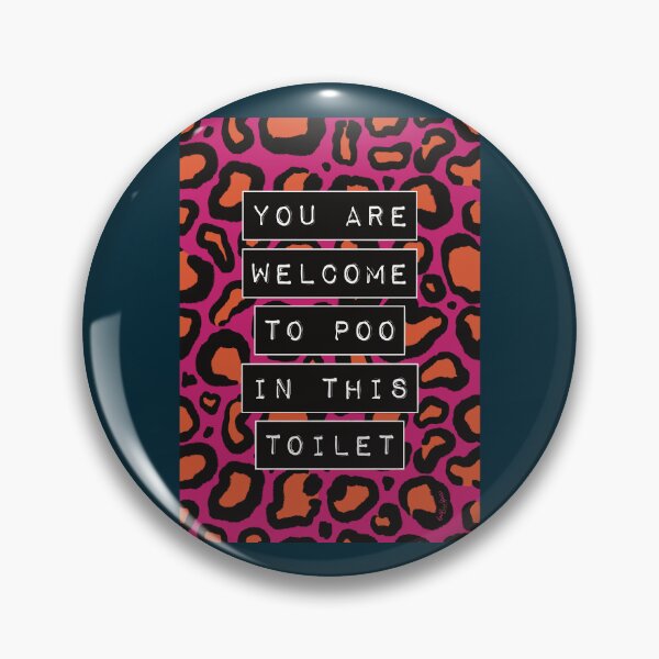 Item preview, You Are Welcome To Poo In This Toilet - Bathroom Decor - Eclectic Decor, Sassy   designed and sold by AdrianHamilton.