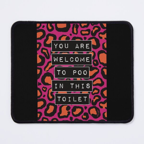 Item preview, You Are Welcome To Poo In This Toilet - Bathroom Decor - Eclectic Decor, Sassy   designed and sold by AdrianHamilton.