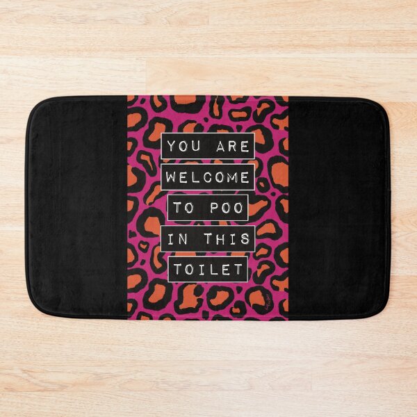 Item preview, You Are Welcome To Poo In This Toilet - Bathroom Decor - Eclectic Decor, Sassy   designed and sold by AdrianHamilton.