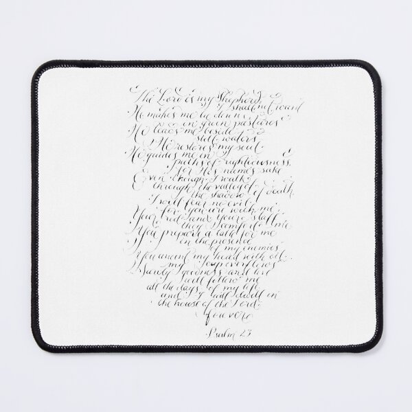 Item preview, Psalm 23 calligraphy designed and sold by Melissa Renee.
