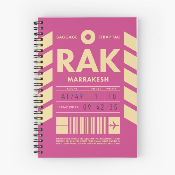 Artikelvorschau, Luggage Tag D - RAK Marrakesh Morocco entworfen und verkauft von VoodooCircus.