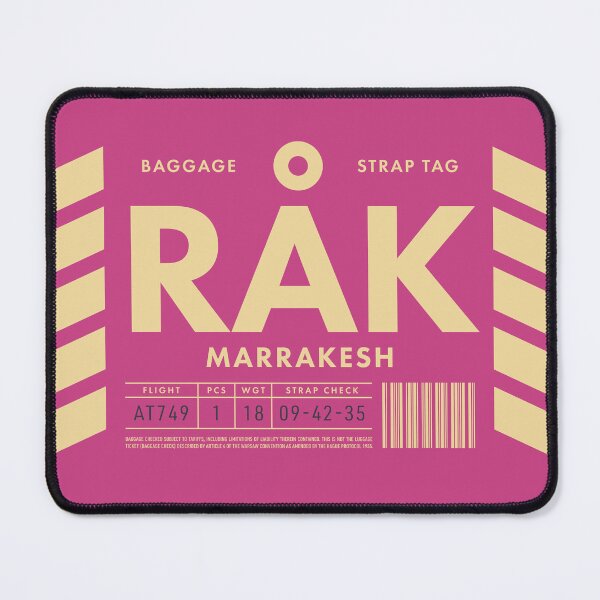 Item preview, Luggage Tag D - RAK Marrakesh Morocco designed and sold by VoodooCircus.