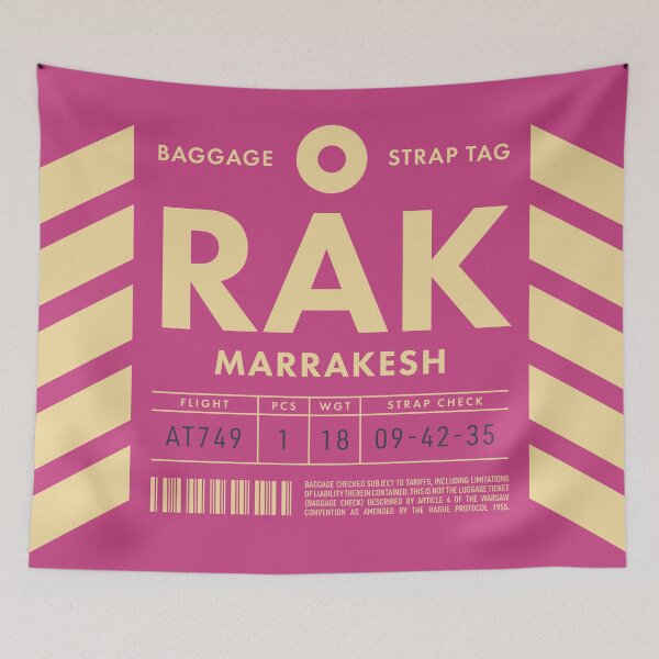Item preview, Luggage Tag D - RAK Marrakesh Morocco designed and sold by VoodooCircus.