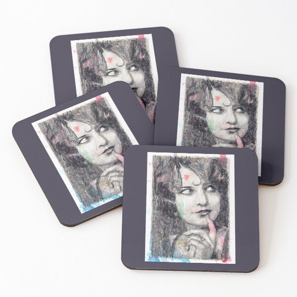 Item preview, Excellent Roles Film Original Vintage Barbara Stanwyck Hand Drawn Oil And Ink Portrait Music Classic designed and sold by HowardAngeline.