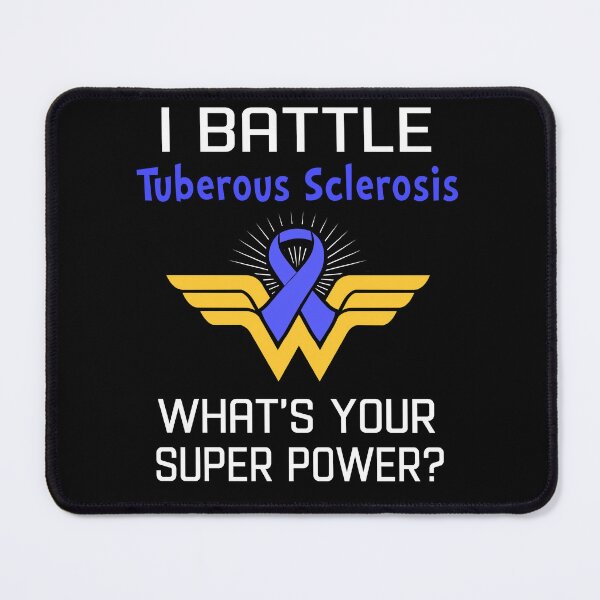 Item preview, I Battle Tuberous Sclerosis What's Your Super Power Support Tuberous Sclerosis Warrior Gifts  designed and sold by Sabfit.