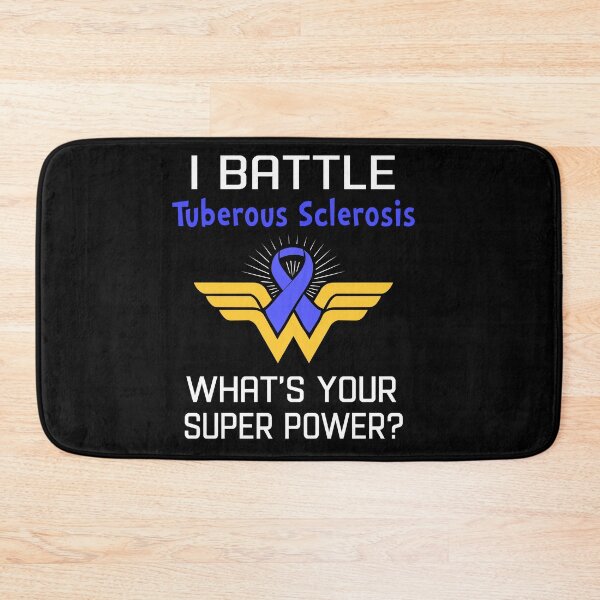 Item preview, I Battle Tuberous Sclerosis What's Your Super Power Support Tuberous Sclerosis Warrior Gifts  designed and sold by Sabfit.
