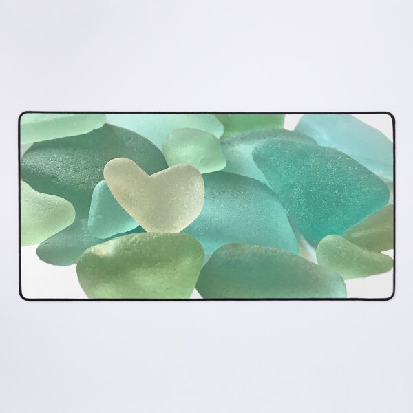 Item preview, Heart Aqua Seaglass  designed and sold by LeslieMac713.