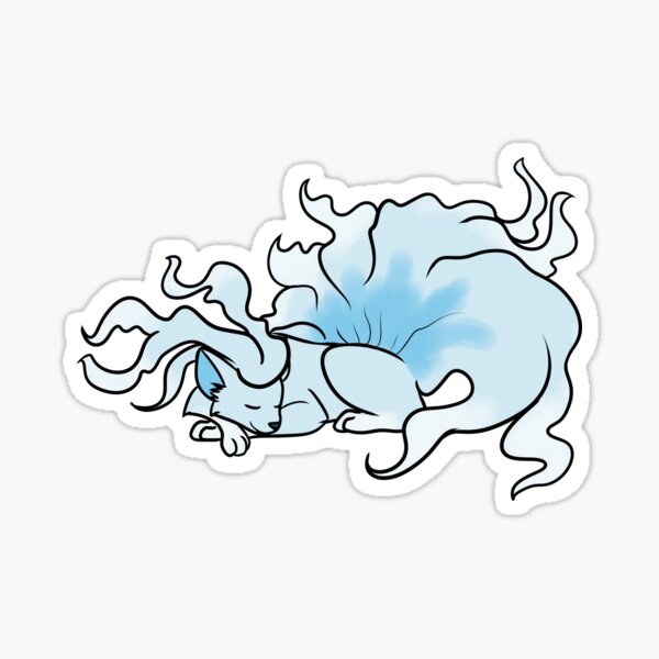Napping Alolan Ninetails Sticker