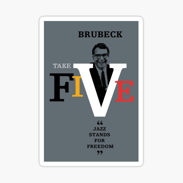 DAVE BRUBECK Sticker