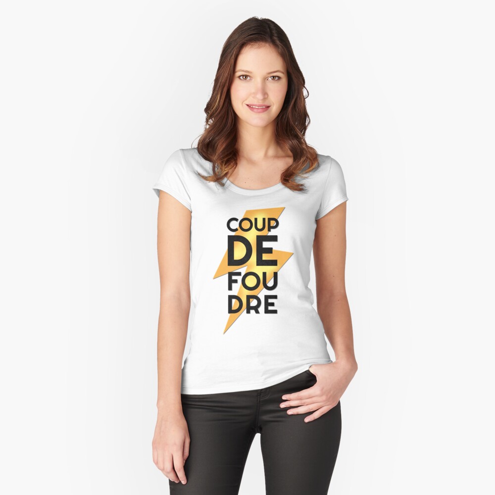 Item preview, Fitted Scoop T-Shirt designed and sold by AntiqueImages.