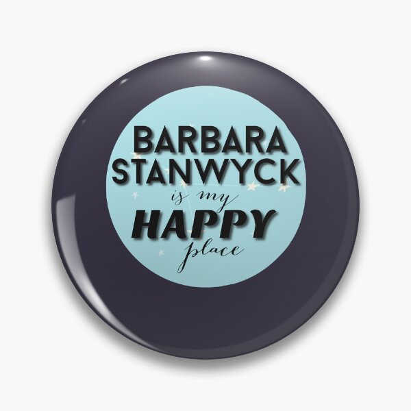 Item preview, Excellent Roles Film Original Vintage Barbara Stanwyck Is My Happy Place Graphic Gifts designed and sold by HowardAngeline.