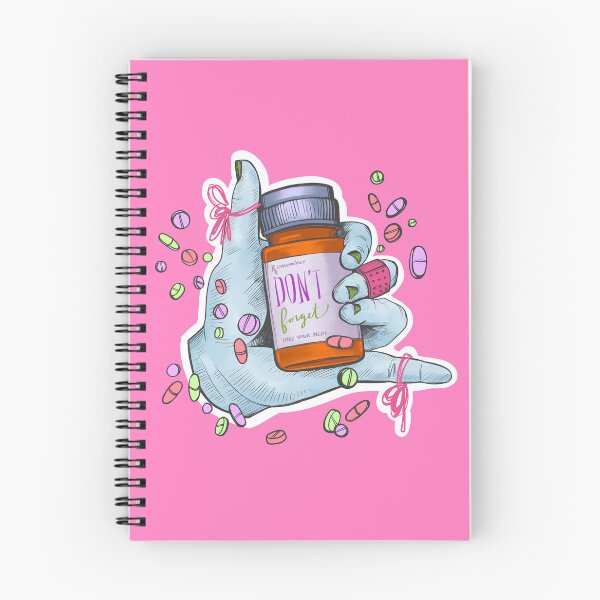 Item preview, Blue and Pink Don't Forget To Take Your Meds Reminder designed and sold by cartuart.