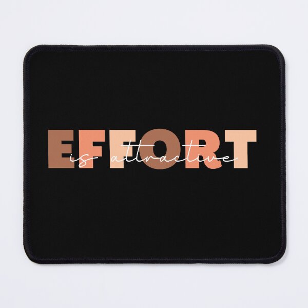 Item preview, Effort is attractive | retro gift design for women designed and sold by MouDantArts.