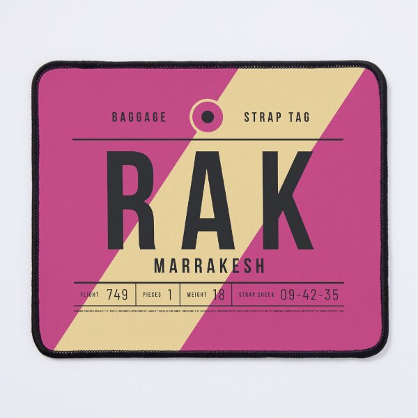 Item preview, Luggage Tag E - RAK Marrakesh Morocco designed and sold by VoodooCircus.