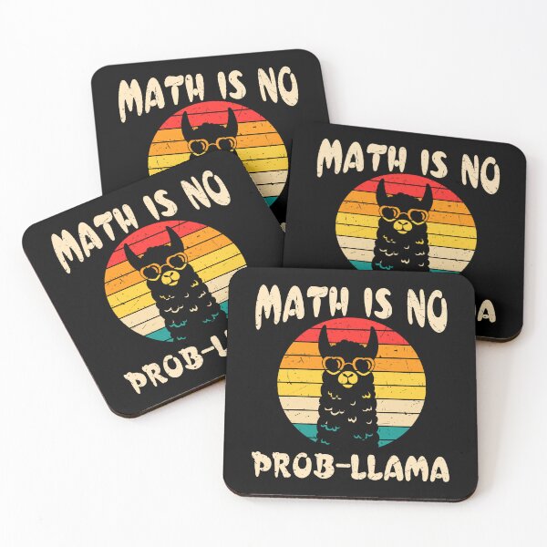 Item preview, Math is No Probllama Design  designed and sold by boopsblunt.