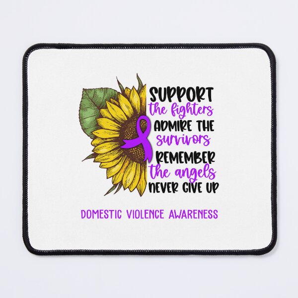 Item preview, Domestic Violence Awareness - Support the Fighters Admire the Survivors Remember the Angels Never Give Up designed and sold by whlrcheryl.