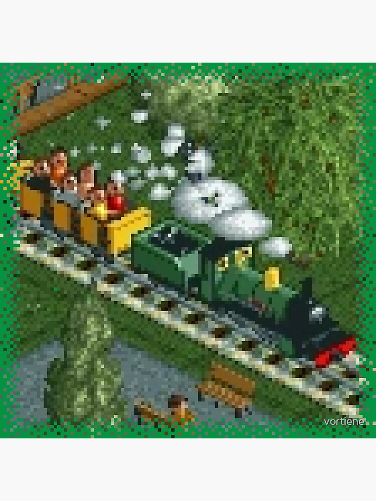 "RollerCoaster Tycoon RCT 1 Miniature Railroad" Poster for Sale by