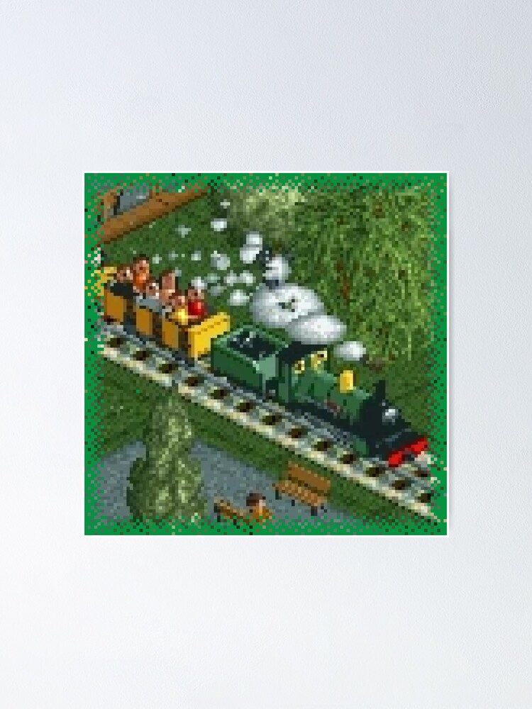 "RollerCoaster Tycoon RCT 1 Miniature Railroad" Poster for Sale by