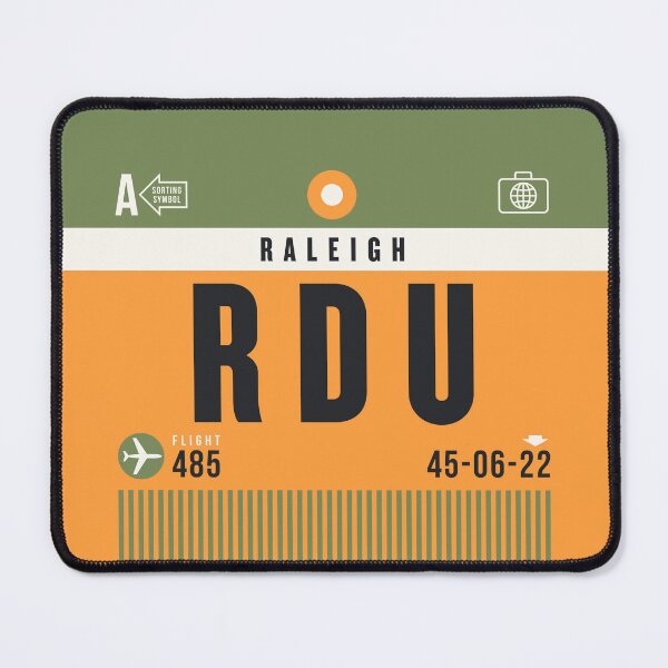 Item preview, Luggage Tag A - RDU Raleigh North Carolina USA designed and sold by VoodooCircus.