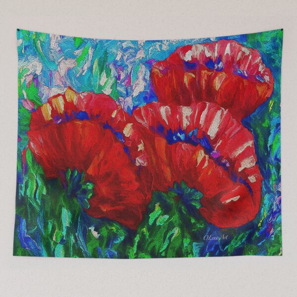 Item preview, 3 Poppies  by Lena Owens designed and sold by Rocky Mountain Artistry.