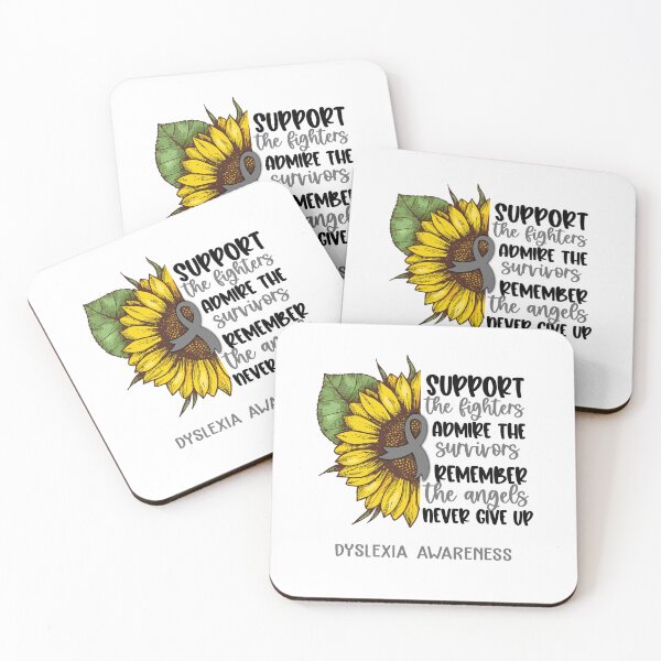 Item preview, Dyslexia Awareness - Support the Fighters Admire the Survivors Remember the Angels Never Give Up designed and sold by whlrcheryl.