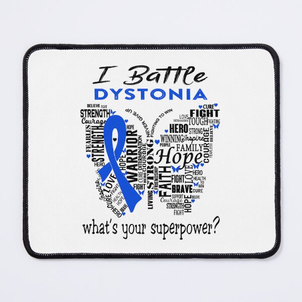 Item preview, Dystonia Warrior - I Battle Dystonia What is your Superpower? designed and sold by KirstybShop.