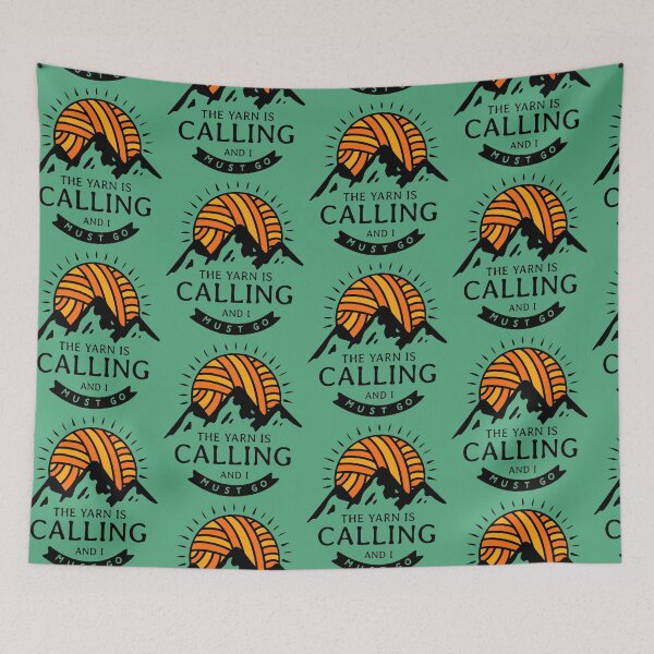 Item preview, The Yarn is Calling and I Must Go! designed and sold by PinkSheepMerch.