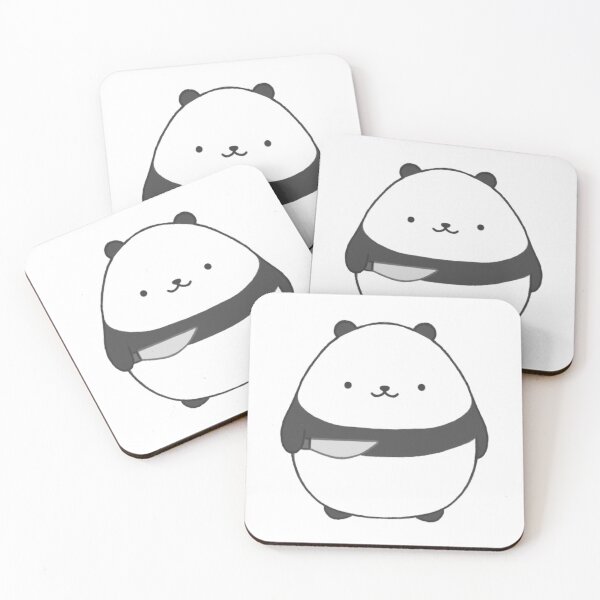 Item preview, stabby panda (white bg) designed and sold by DesignByJennyyy.