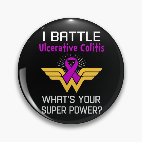 Item preview, I Battle Ulcerative Colitis What's Your Super Power Support Ulcerative Colitis Warrior Gifts  designed and sold by Sabfit.