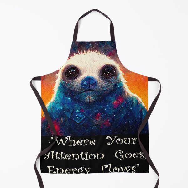 Item preview, Sloth Wisdom. Where Your Attention Goes, Energy Flows.  designed and sold by Rocky Mountain Artistry.