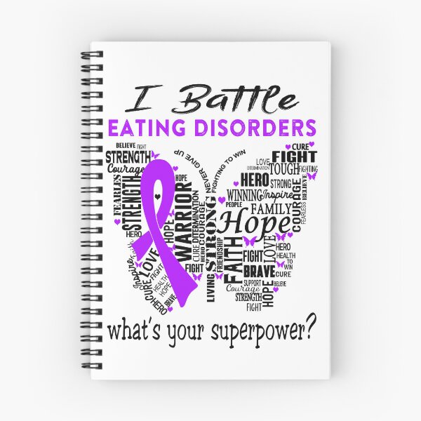 Item preview, Eating disorders Warrior - I Battle Eating disorders What is your Superpower? designed and sold by KirstybShop.