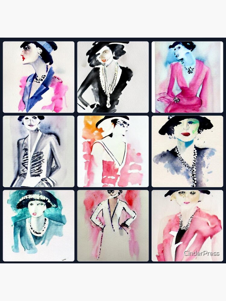  Coco Chanel Wall Art, High Fashion Wall Decor - Designer  Pictures Wall Decor, Designer Wall Decor - Designer Decor Coco Print,  Unframed Prints 8x10 (Standards High) : Handmade Products