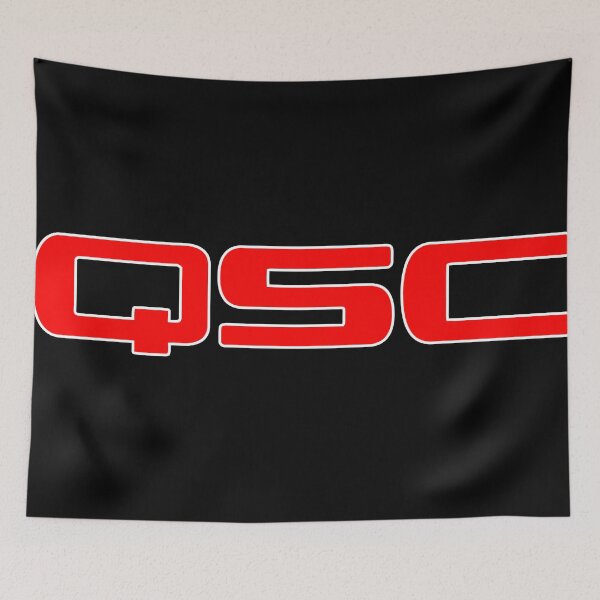 Item preview, QSC red white subwoofer designed and sold by ZacKlawitter14.