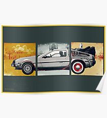 Delorean - Zurück in die Zukunft Poster
