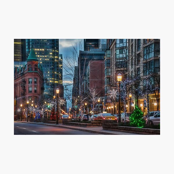 Item preview, The St. Lawrence Market Area of Toronto at Holiday Time designed and sold by Gerda Grice Photography.