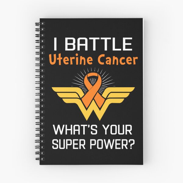 Item preview, I Battle Uterine Cancer What's Your Super Power Support Uterine Cancer Warrior Gifts  designed and sold by Sabfit.