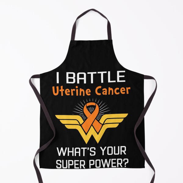 Item preview, I Battle Uterine Cancer What's Your Super Power Support Uterine Cancer Warrior Gifts designed and sold by Sabfit.