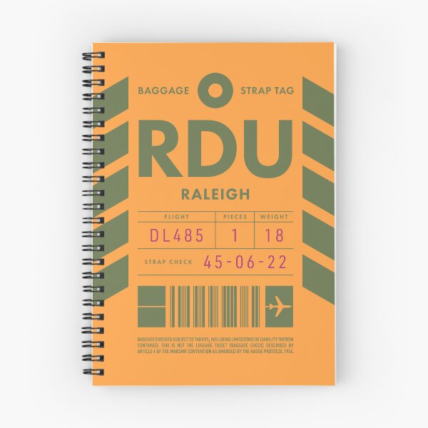 Item preview, Luggage Tag D - RDU Raleigh North Carolina USA designed and sold by VoodooCircus.