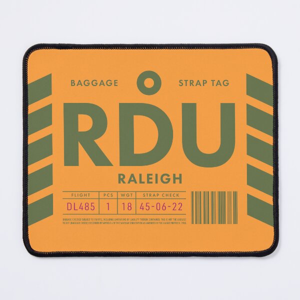 Item preview, Luggage Tag D - RDU Raleigh North Carolina USA designed and sold by VoodooCircus.