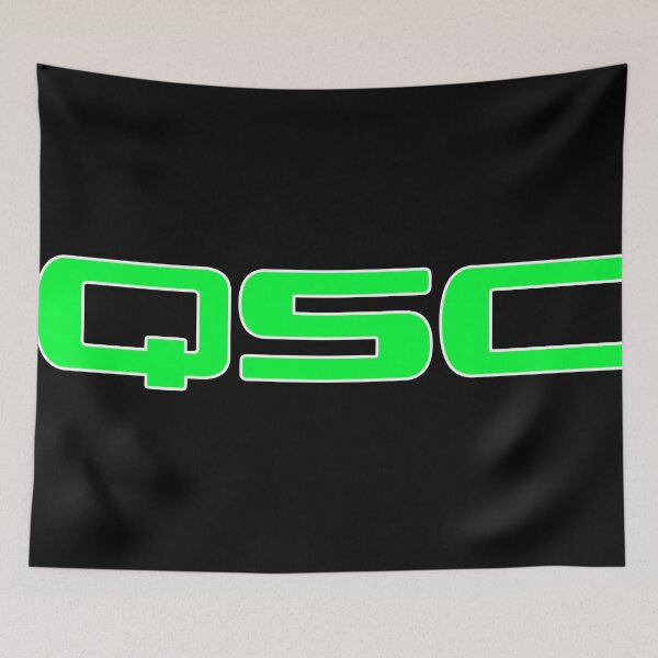 Item preview, QSC Green white subwoofer designed and sold by ZacKlawitter14.