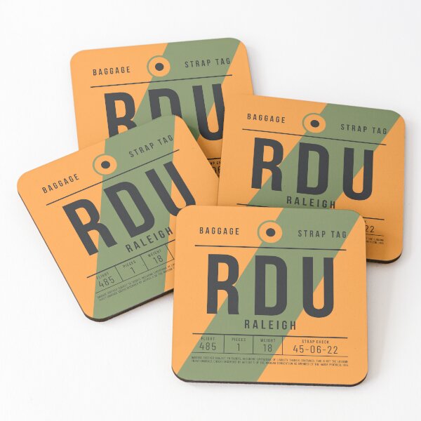 Item preview, Luggage Tag E - RDU Raleigh North Carolina USA designed and sold by VoodooCircus.