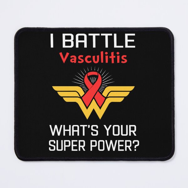 Item preview, I Battle Vasculitis What's Your Super Power Support Vasculitis Warrior Gifts  designed and sold by Sabfit.