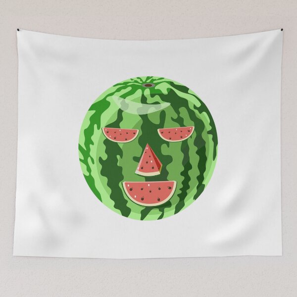 Item preview, Funny watermelon food illustration  designed and sold by Mashusha-art.