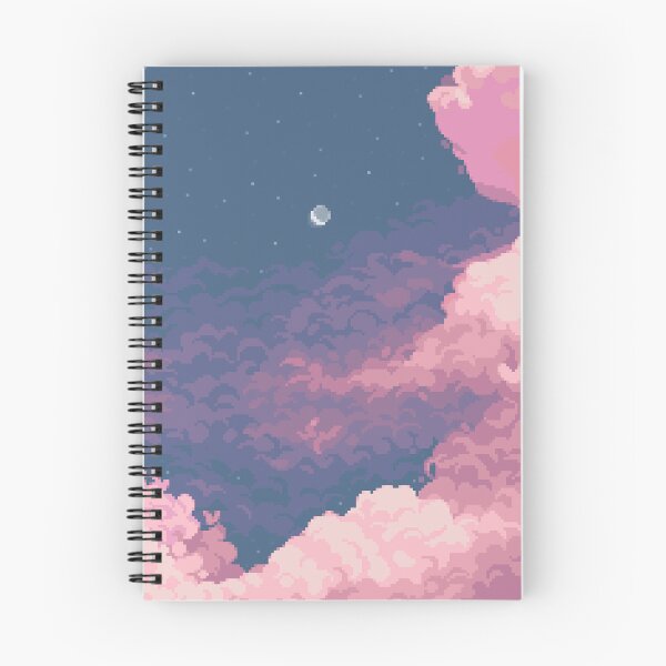 Item preview, Pink and Purple Clouds and Stars ✨ designed and sold by Tofu's Pixel Art Store.