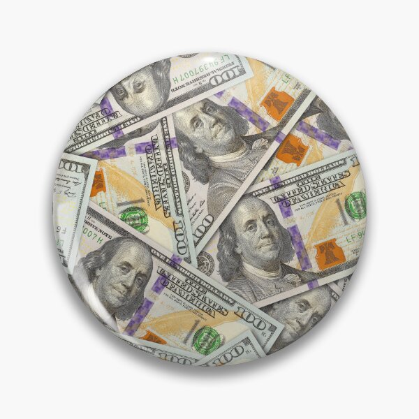 Item preview, Randomly scattered US paper money. Obverse of a 100 dollars note designed and sold by GAleksS.