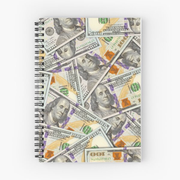Item preview, Randomly scattered US paper money. Obverse of a 100 dollars note designed and sold by GAleksS.