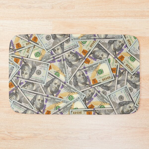 Item preview, Randomly scattered US paper money. Obverse of a 100 dollars note designed and sold by GAleksS.