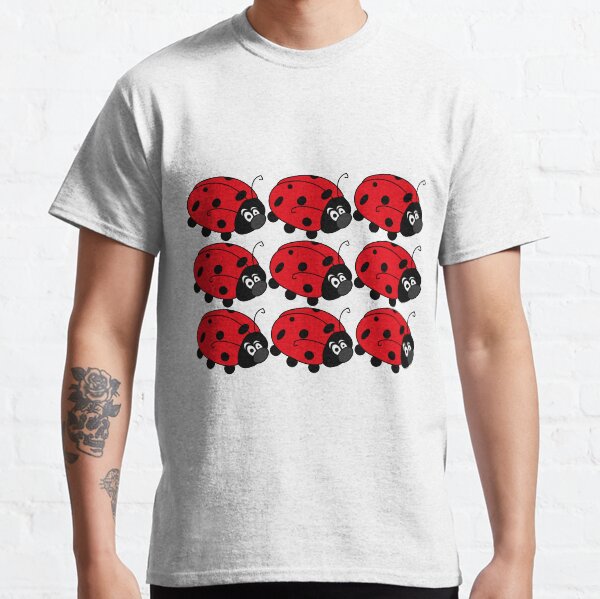 Happt Lady Bug Pattern Classic T-Shirt