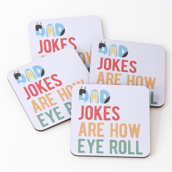 Item preview, Dad jokes are how eye roll  designed and sold by BlueyFan.